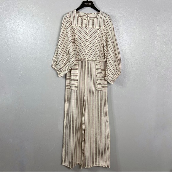 Kenny Striped Onepiece Jumpsuit Xs 